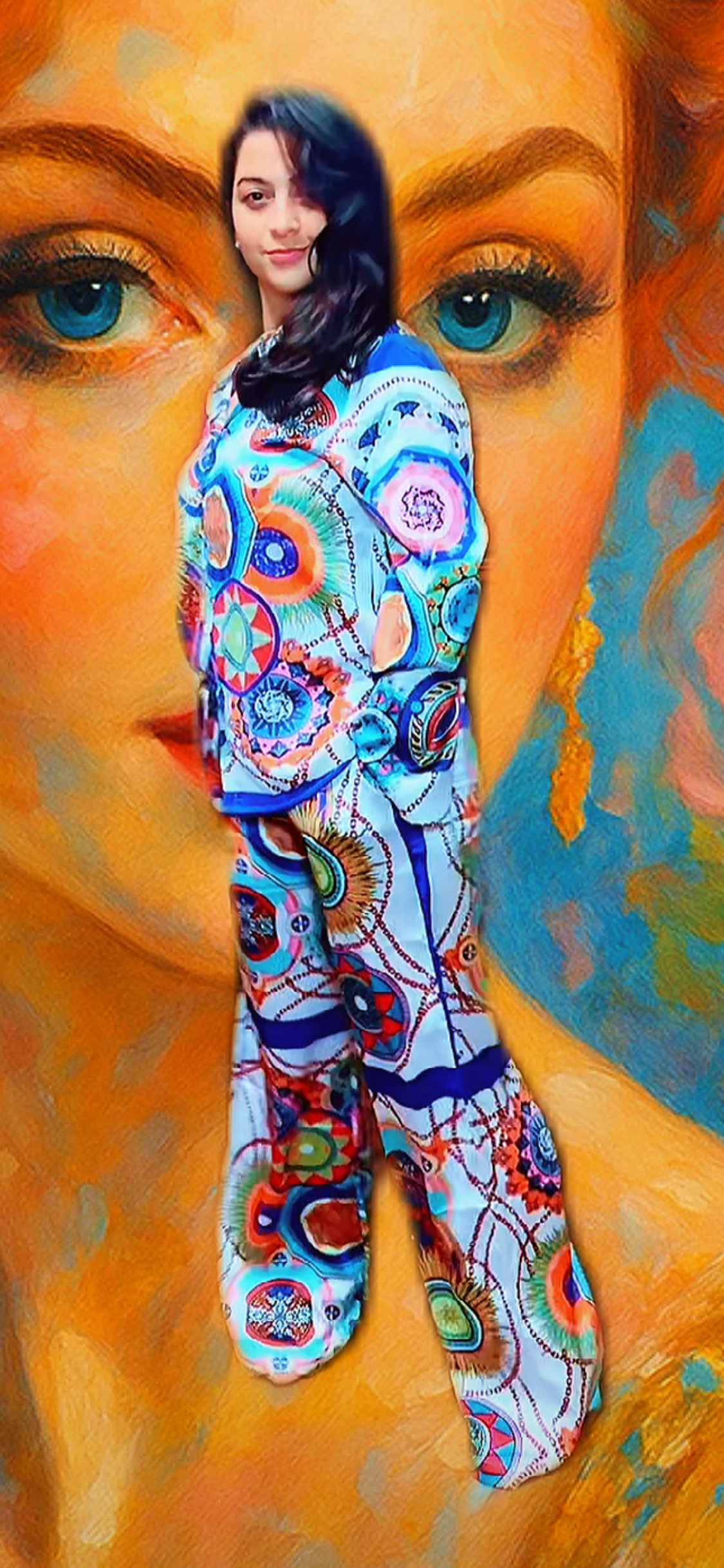 silk set versace print